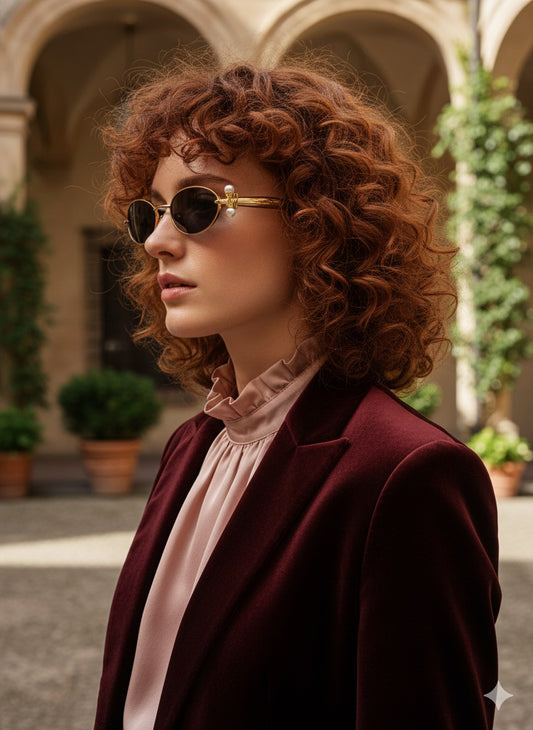 Pearl Pop Gold Eyewear Accessories