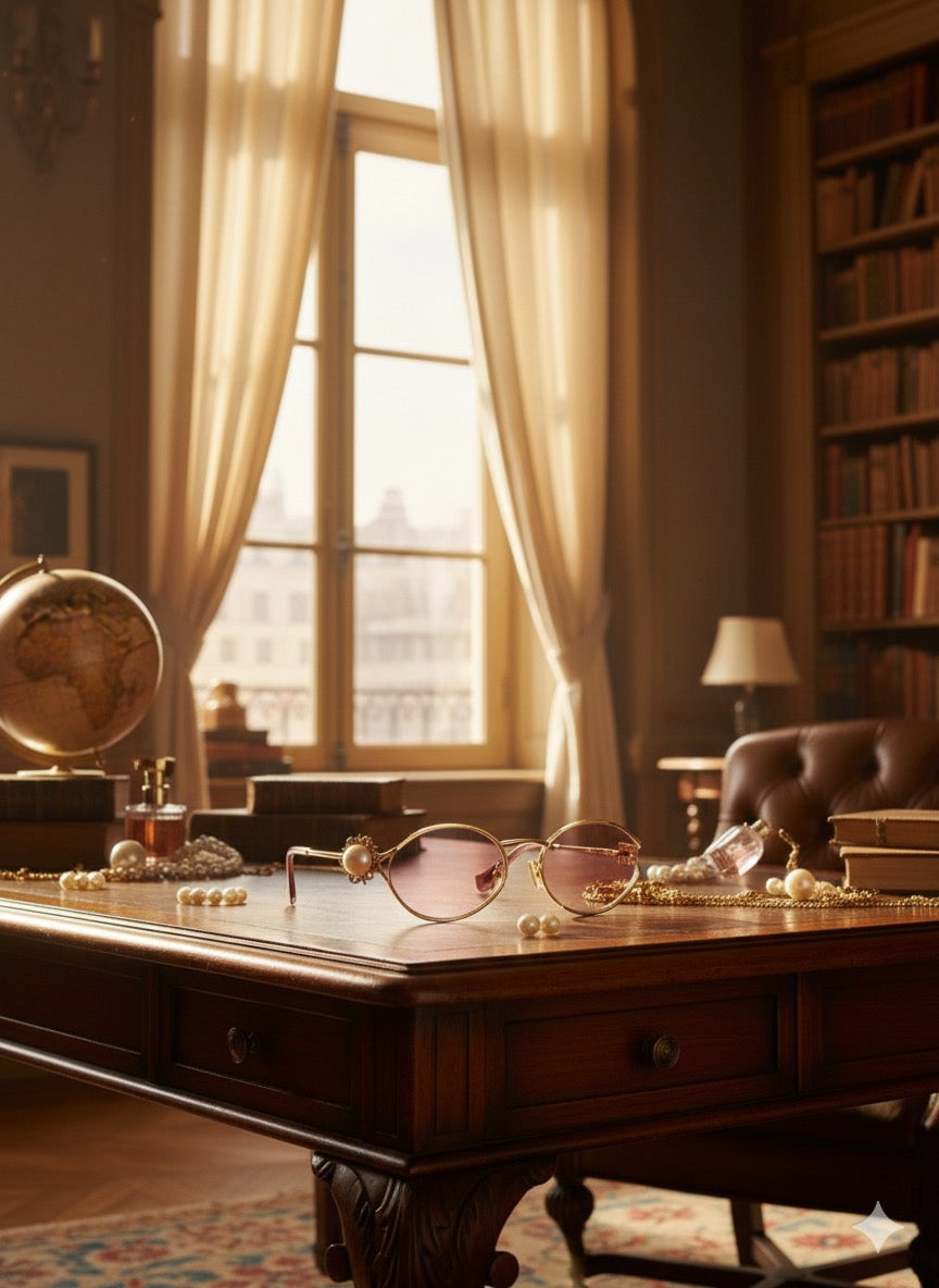 Victoria Pearl Eye Stem Clip