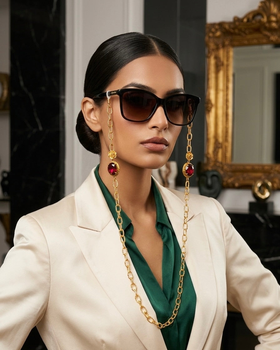 The Aurelia Luxe Chain Eyewear