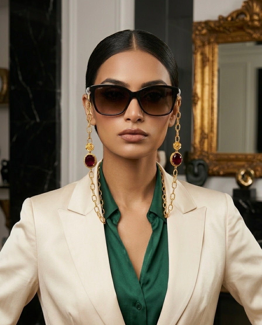 The Aurelia Luxe Chain Eyewear
