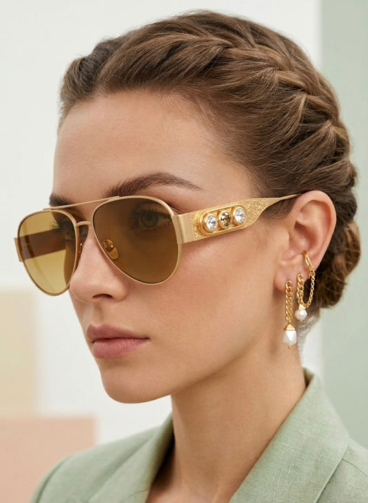 Tri-Luxe Gleam Eye Stem Clip