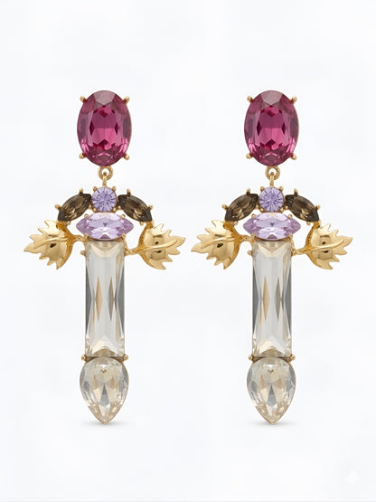 Plum Pink Vitis Vinifera Earrings