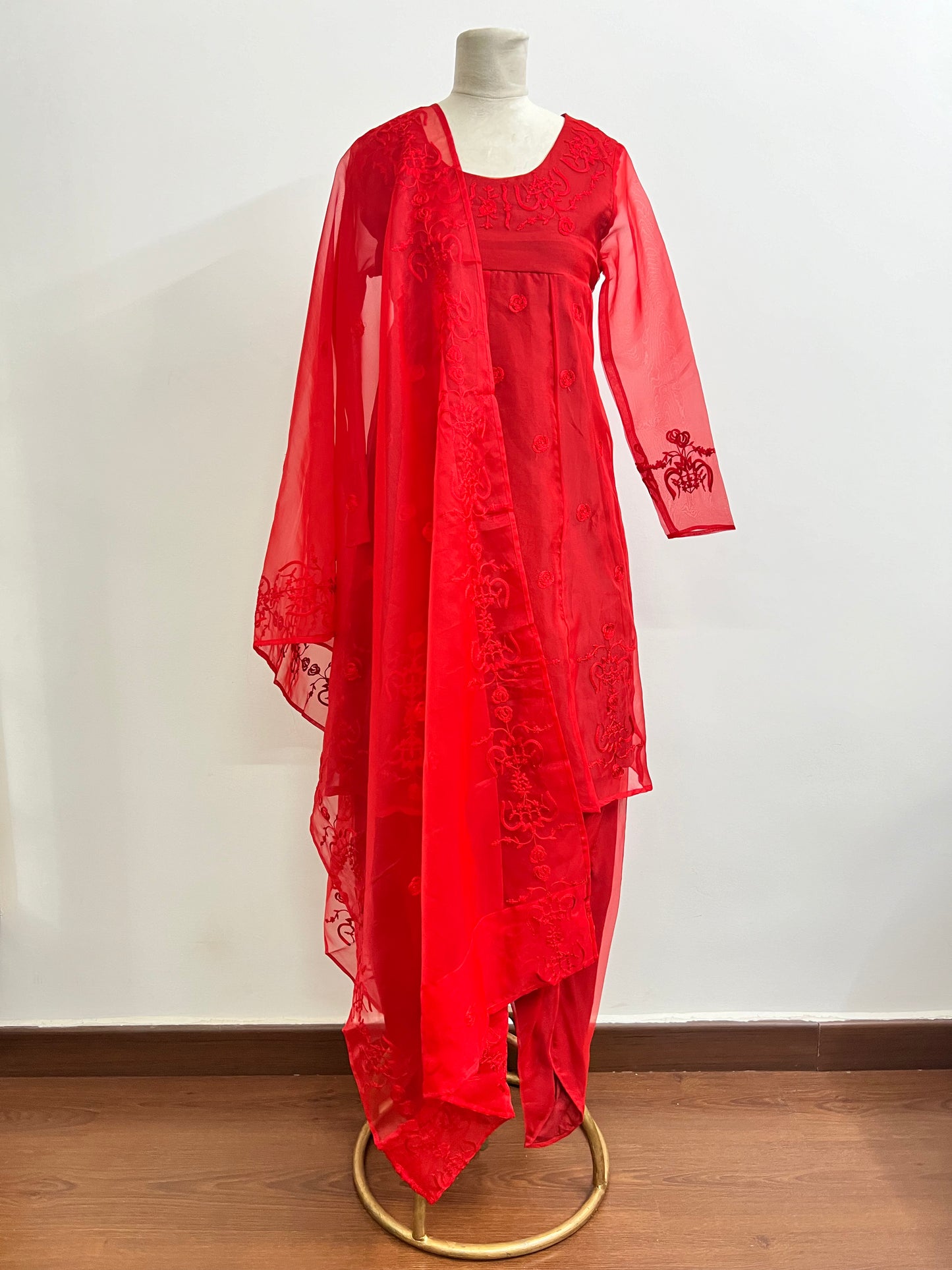 Red Gulaab Rani Suit - 3 Day Delivery