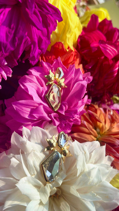 Lotus Galactic Cut Mehr-o- Noor Earrings