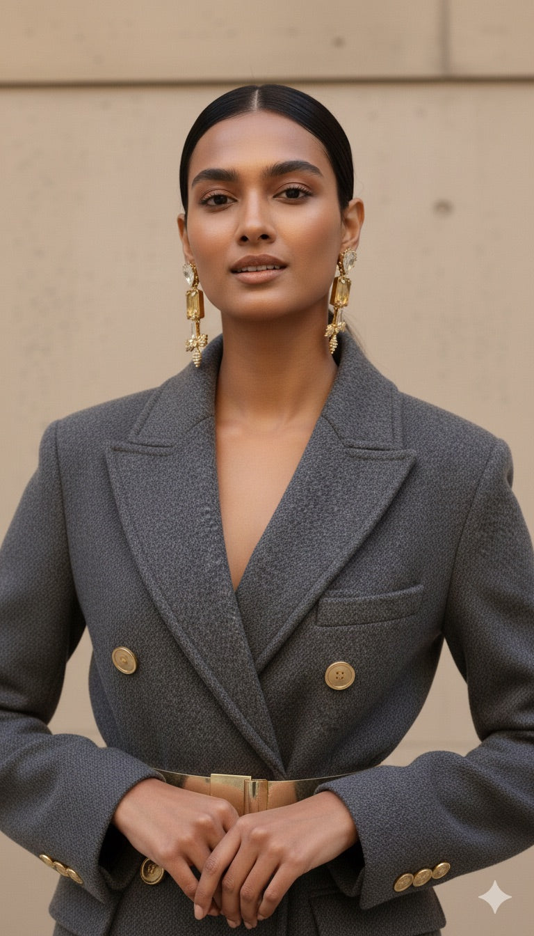 Aashni Leaf Earrings