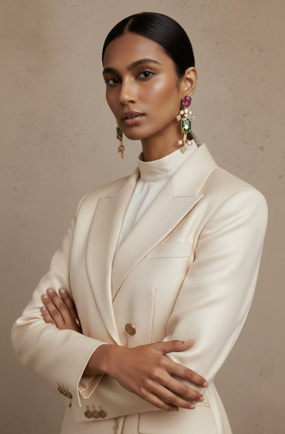 Aashni Leaf Earrings