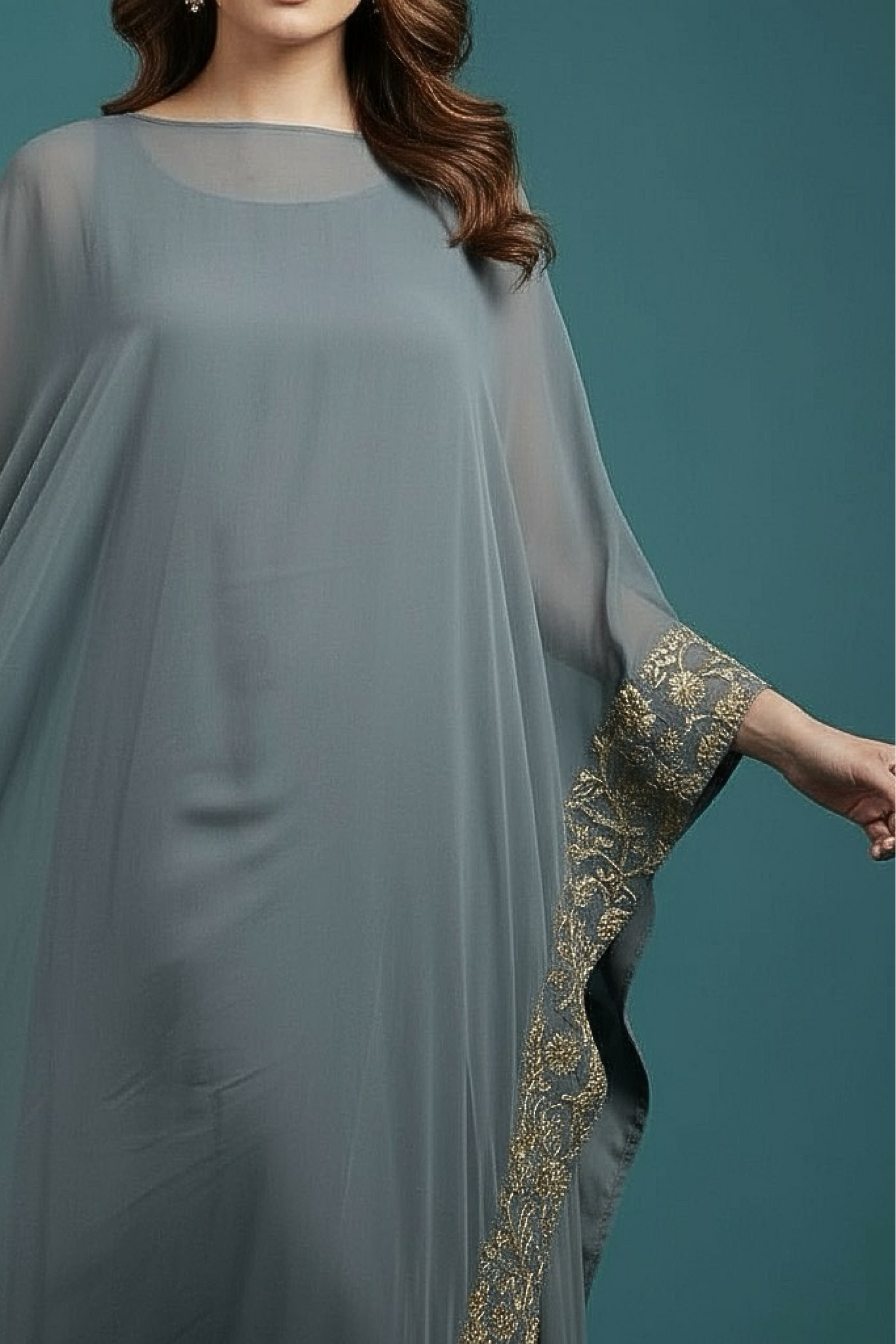 Silver forest kaftan