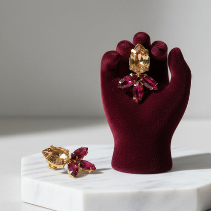 Fuschia Inflorence Earrings