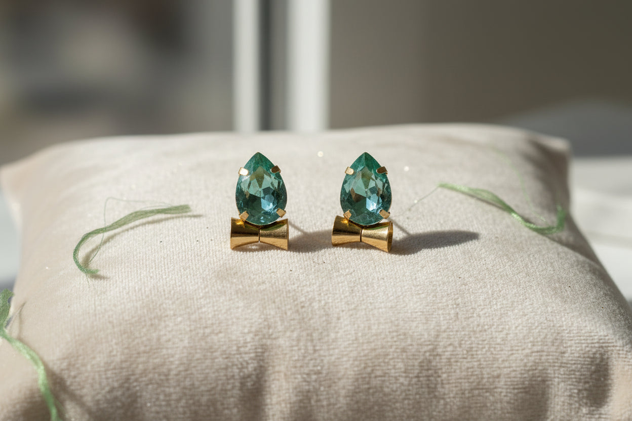 Feroze Drop Horn Earrings