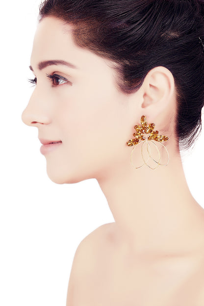 Redolance Black Fleur Earrings