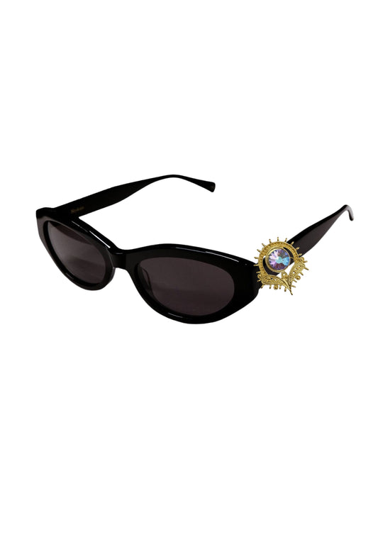 Celestial Aura Crystal Eye Stem Clip