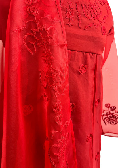 Red Gulaab Rani Suit