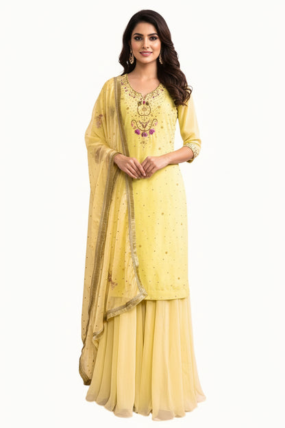 Lime Kamal Sitaara Suit