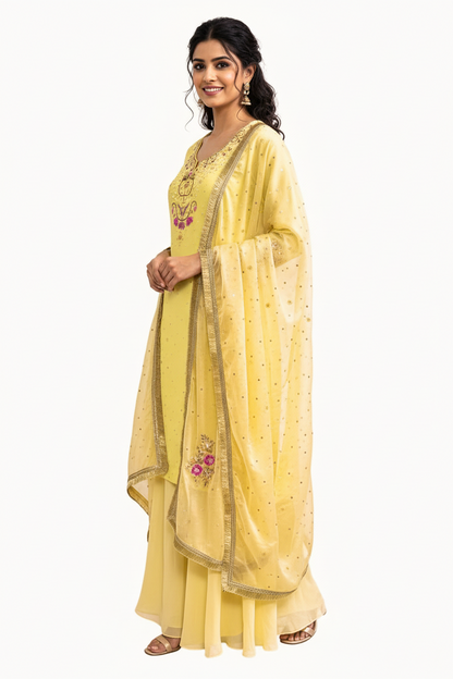 Lime Kamal Sitaara Suit