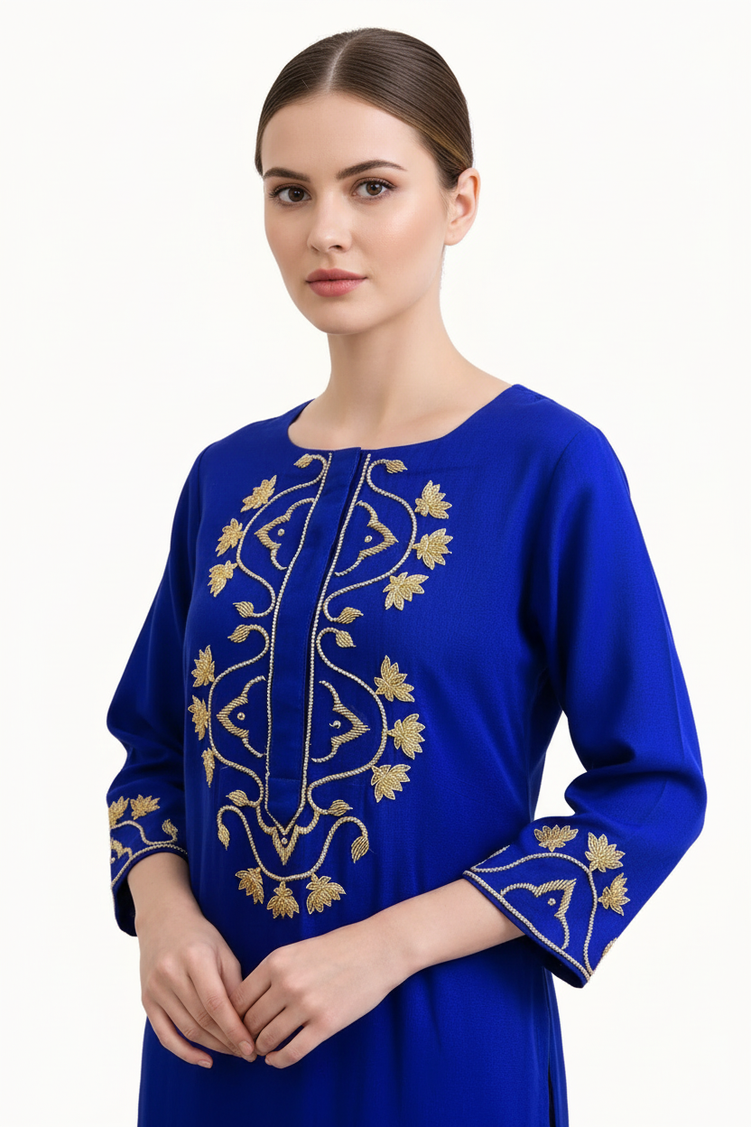 Blue kamal nayab suit