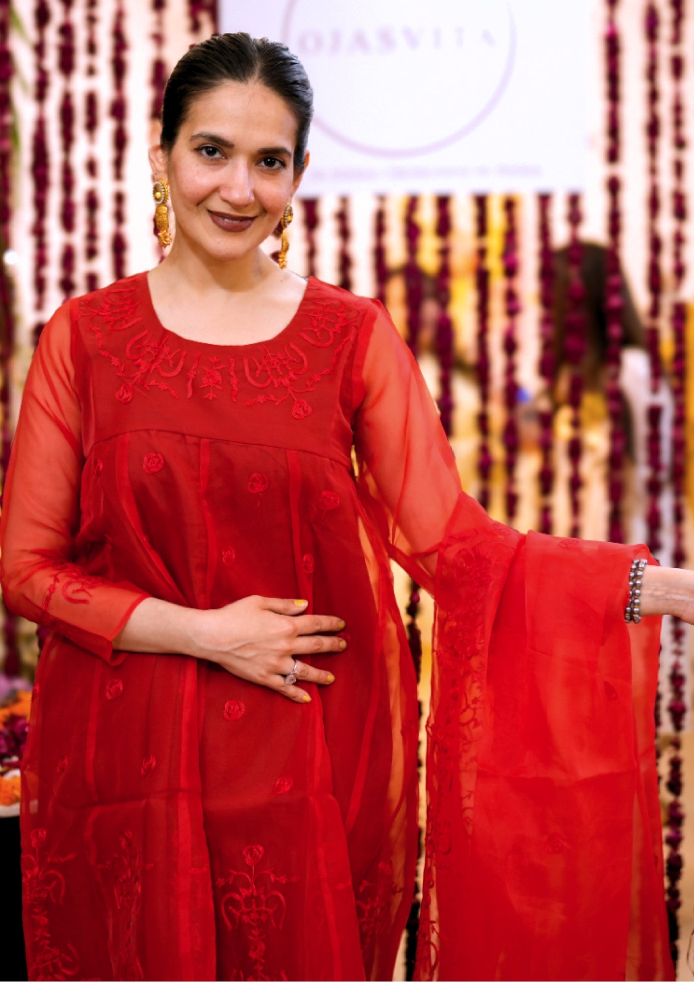 Red Gulaab Rani Suit