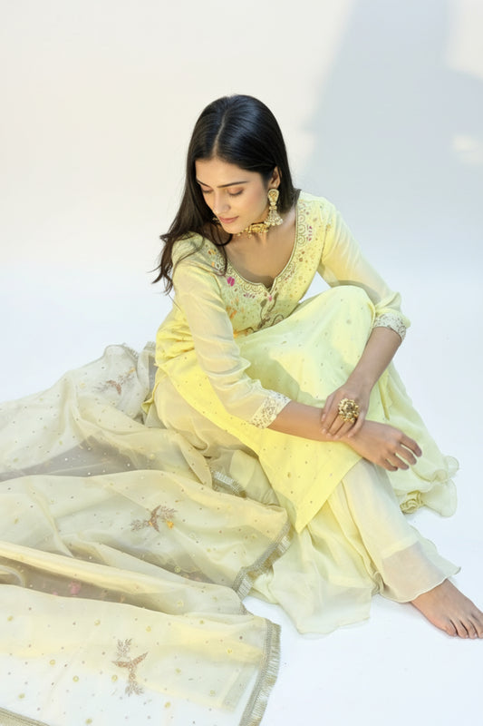 Lime Kamal Sitaara Suit