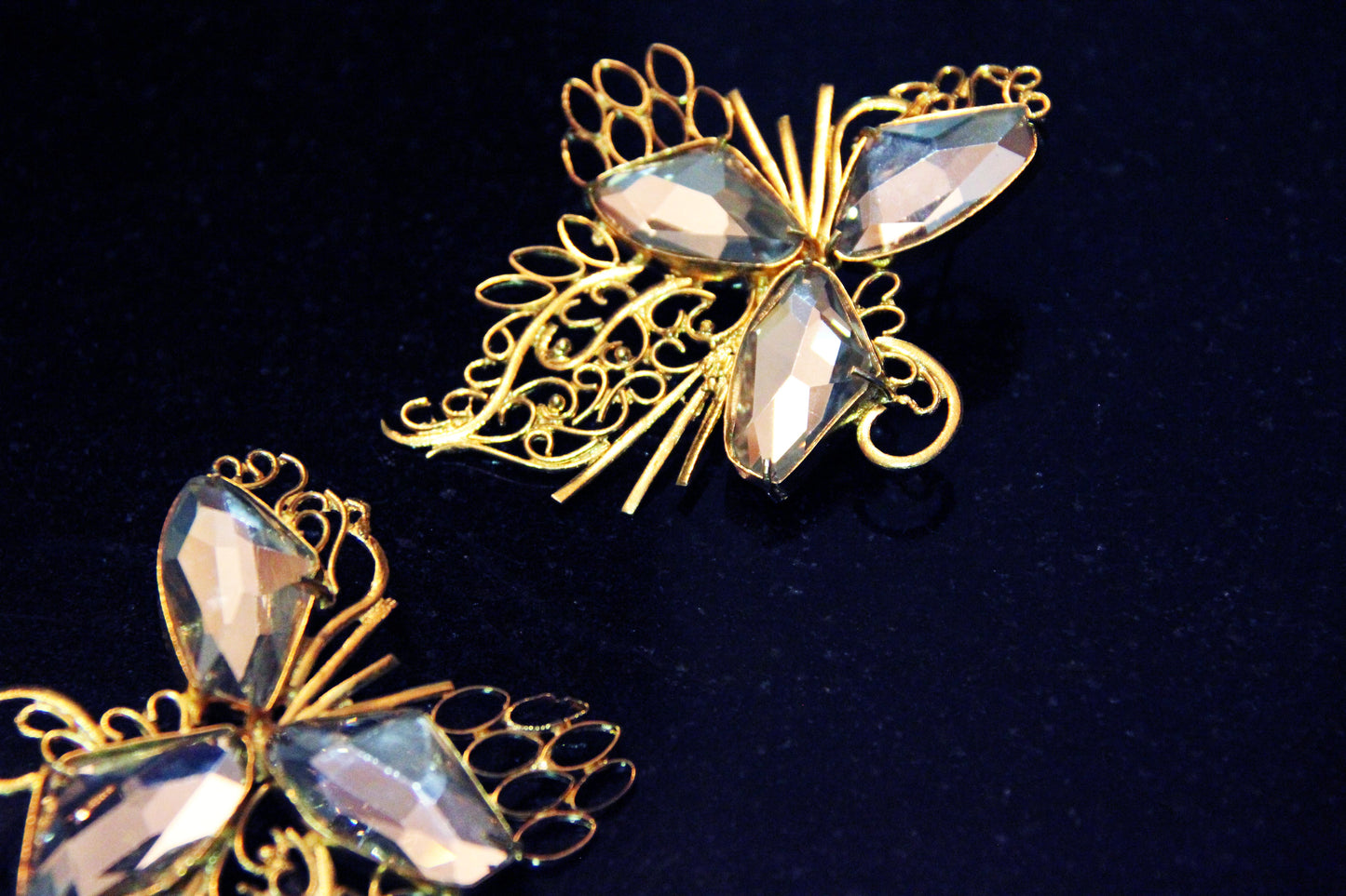 Arabesque Tri-Galactic Cut Pankh Earrings