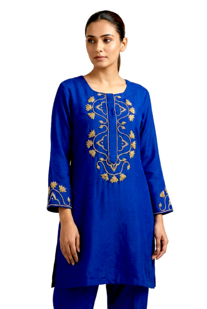 Blue kamal nayab suit