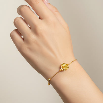 Gold Plated Jessica Rose Bracelet