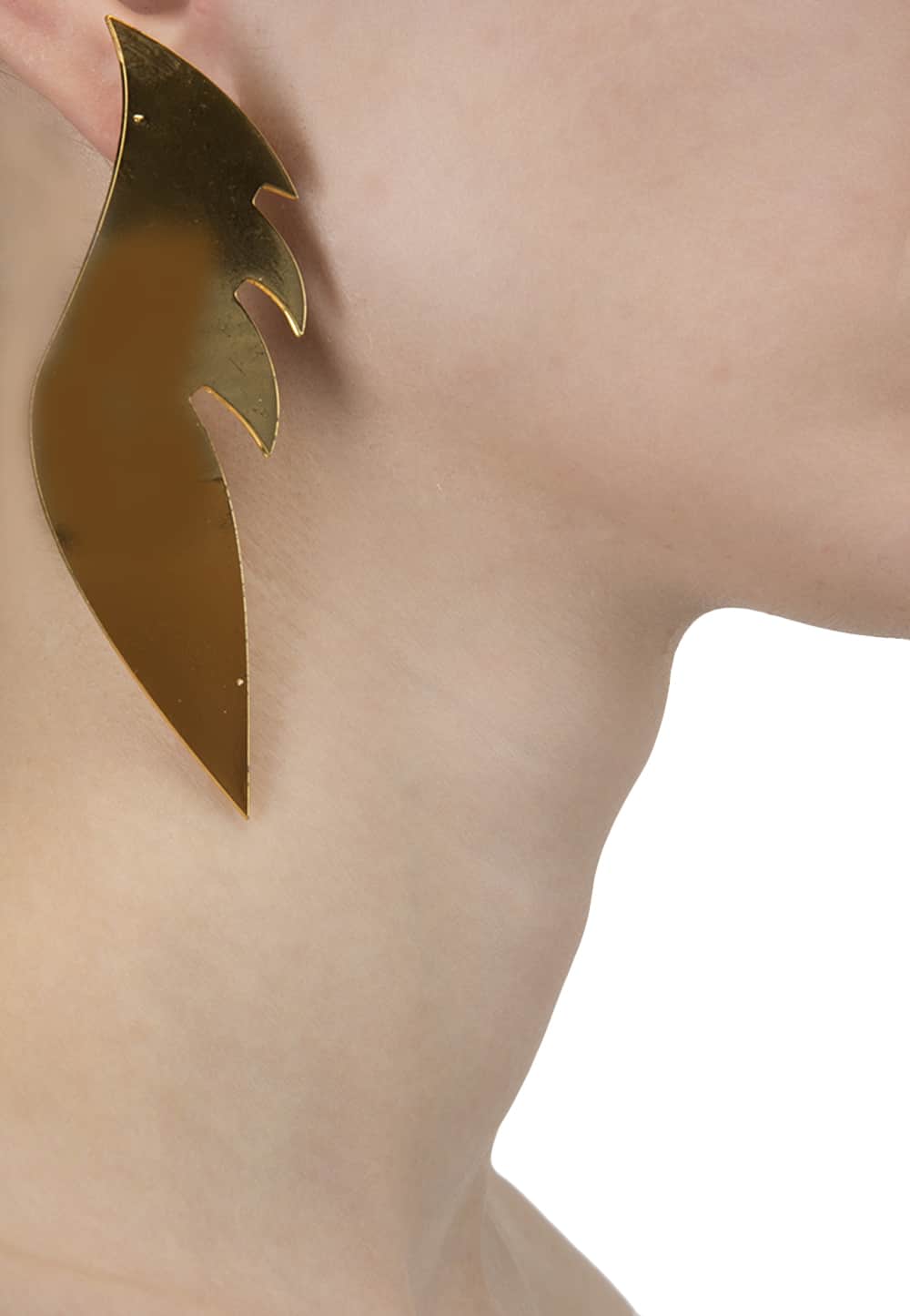 22K Gold Plated Two in one Wings Earrings / Earcuff