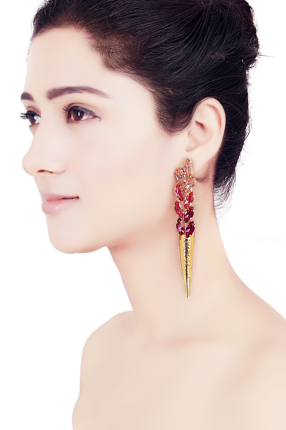 Pink Warrior Femme Earrings