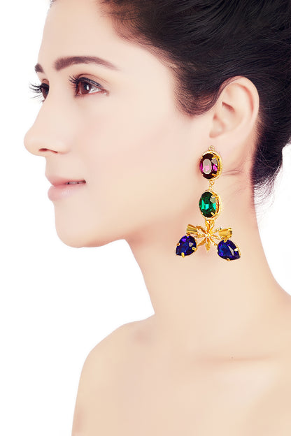 Peacock Pride Cresenza Earrings