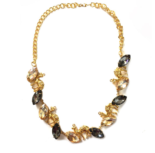 Camel Smoke Gold Neckpiece
