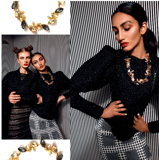 Camel Smoke Gold Neckpiece