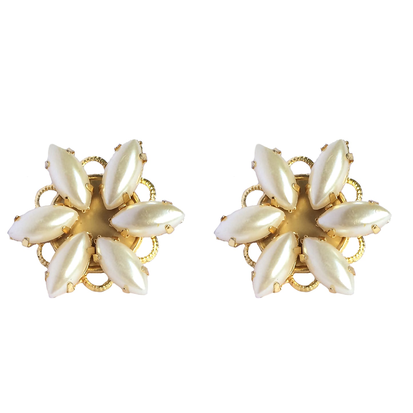 Radial Pearl Earstuds