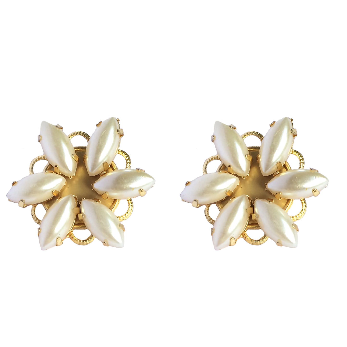 Radial Pearl Earstuds