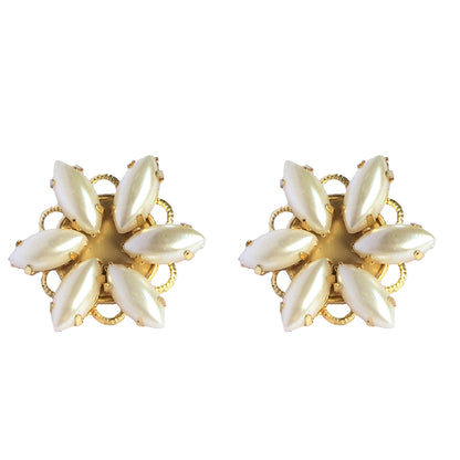 Radial Pearl Earstuds