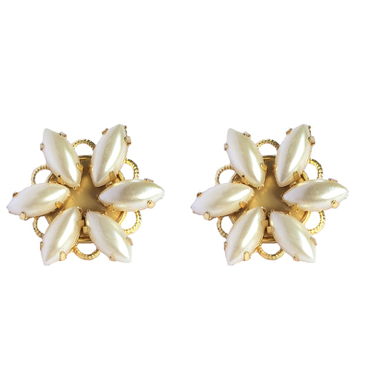 Radial Pearl Earstuds