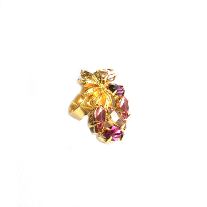 Star Anise Burgandy Ring