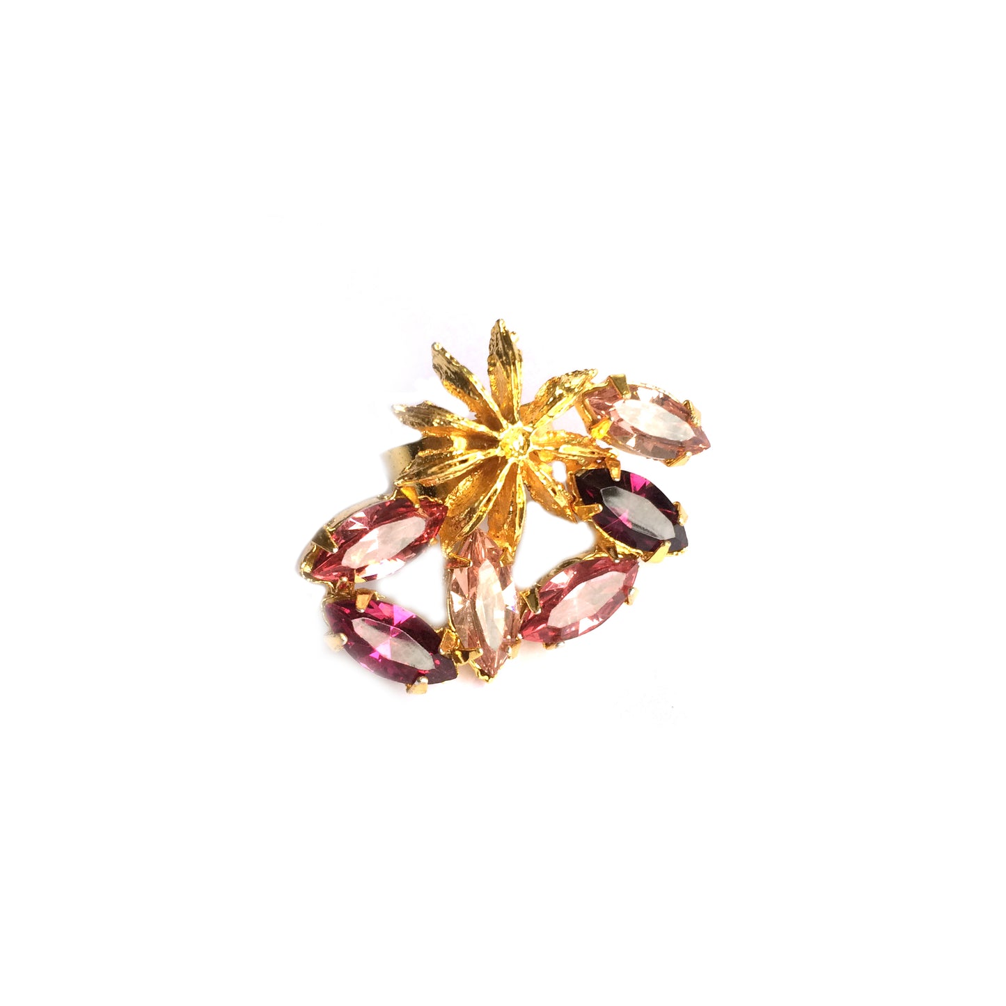 Star Anise Burgandy Ring