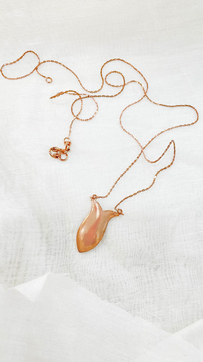 Rose Goldplated Fish pendant