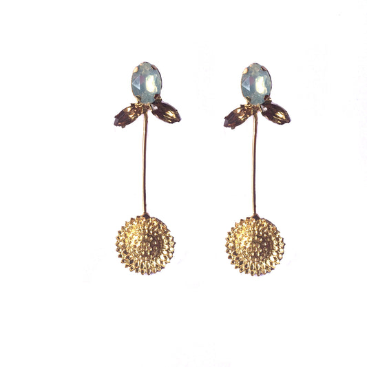 Sunflower Benz Earrings