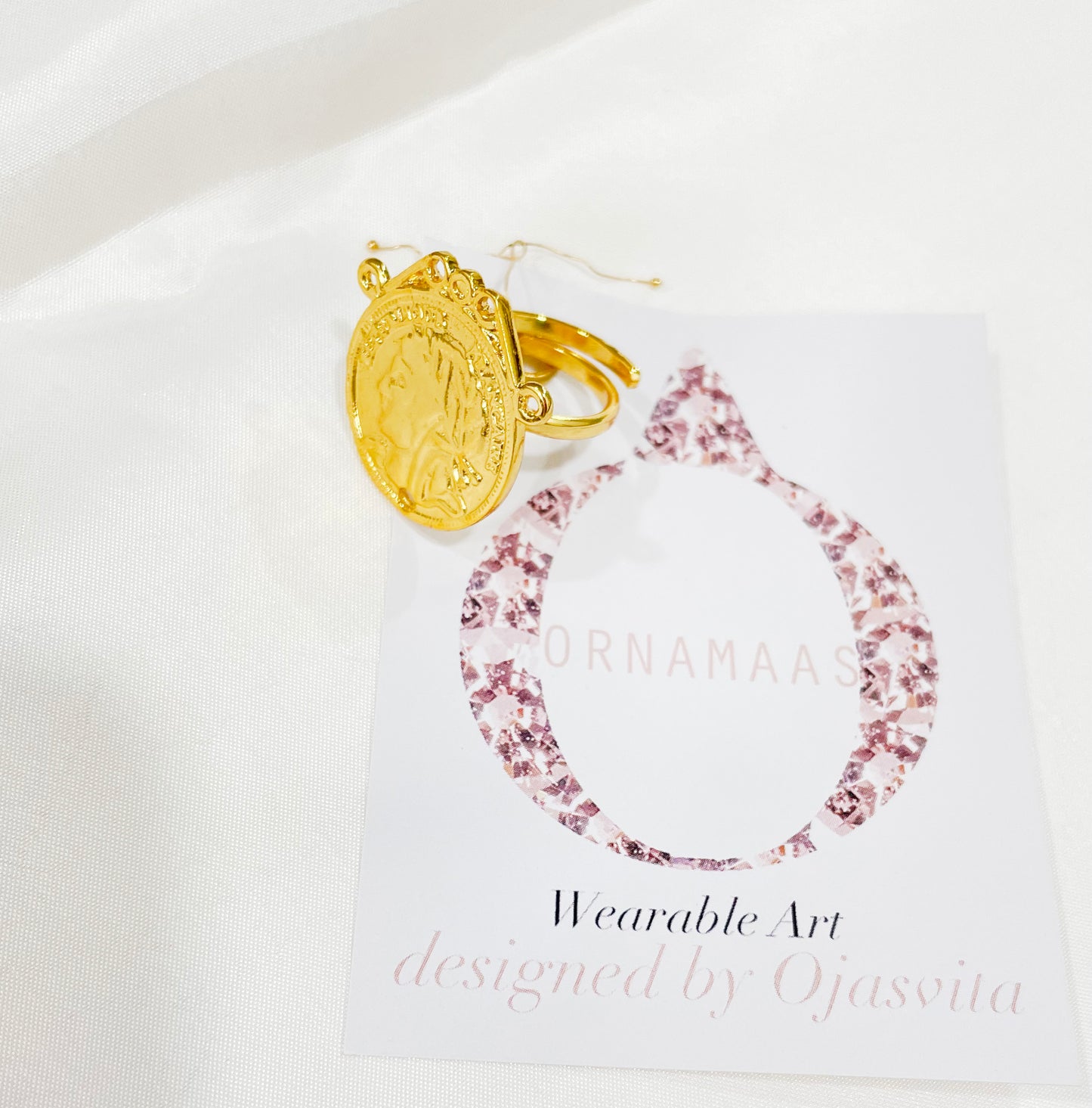 Gold-Plated Coin Ring