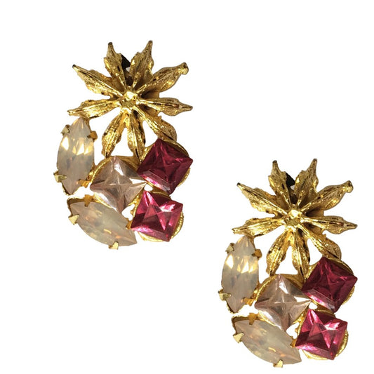 Fuschia Seeds Earrings