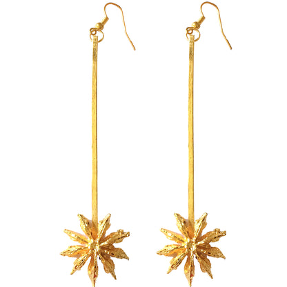 Star Anise Stick Earrings