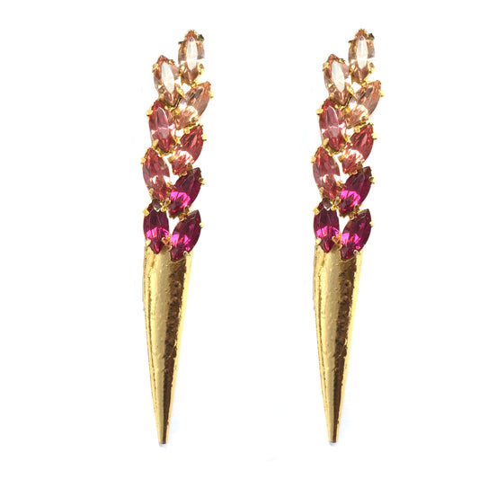 Pink Warrior Femme Earrings