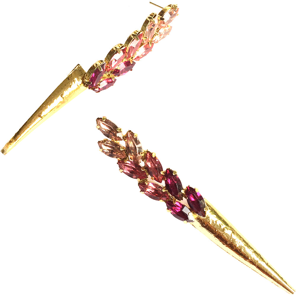 Pink Warrior Femme Earrings