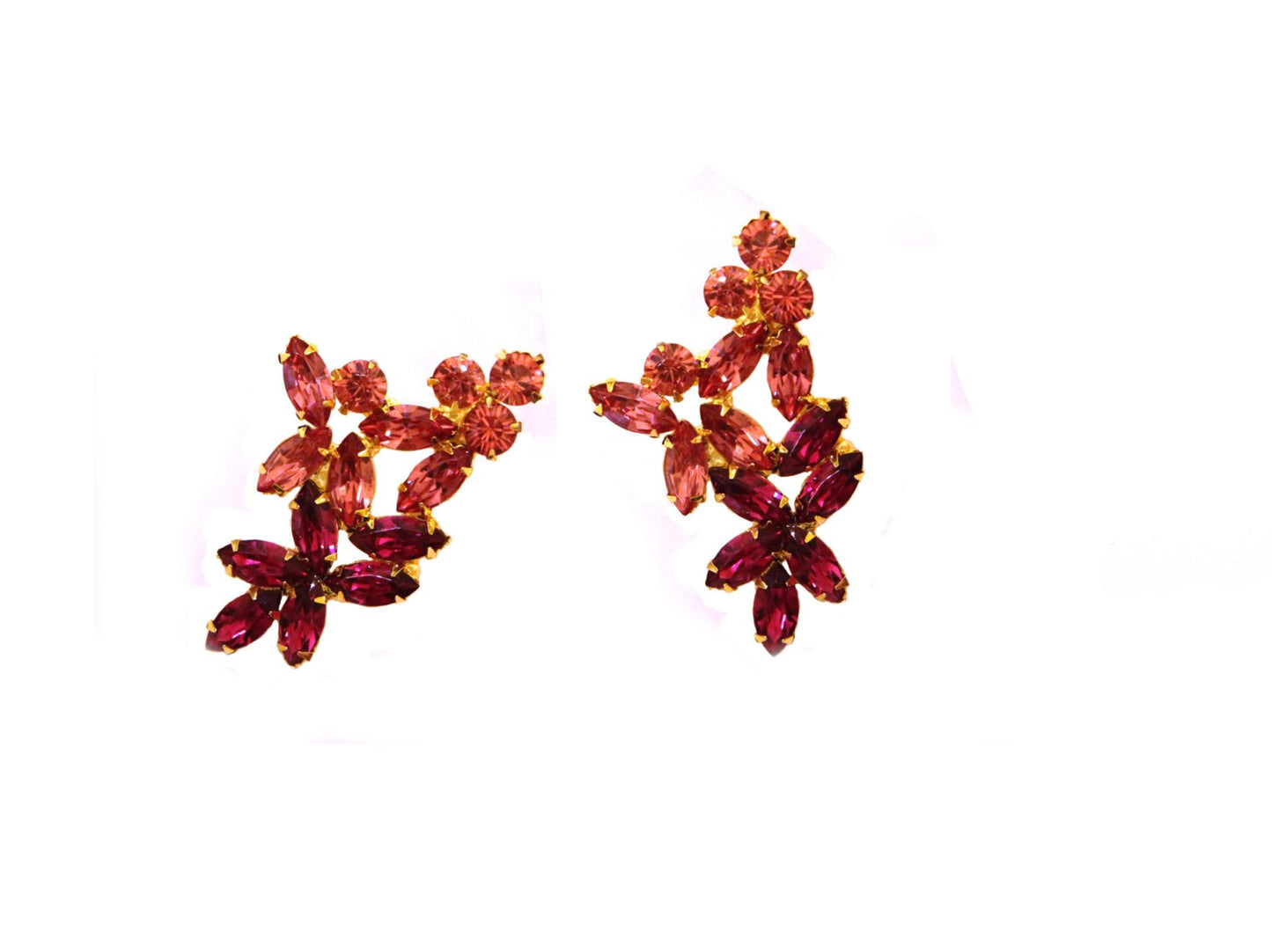 Pink Mauve Inflorence Earrings