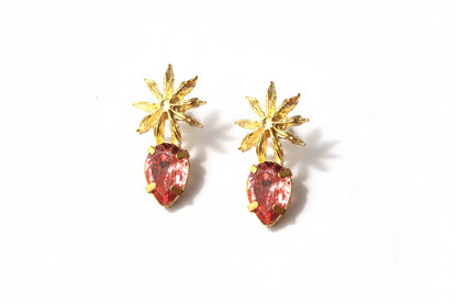 Star Anise Pink Pop Earrings