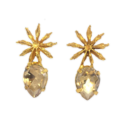 Golden shadow Star Anise Earrings