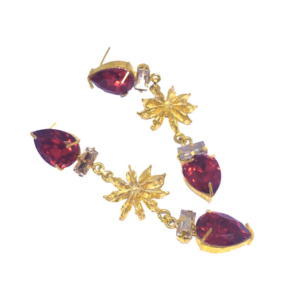 Liaila Red Star Anise Earring