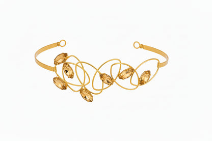 Rebel Topaz Petal Choker