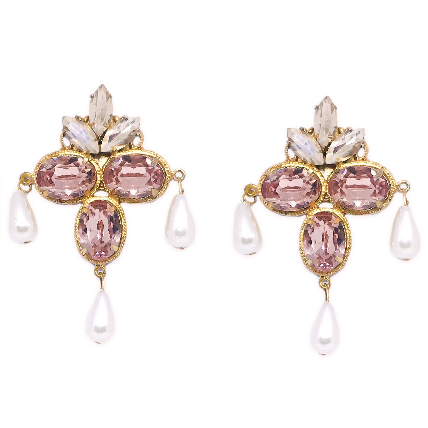 Auralia Pink Pearl Earrings