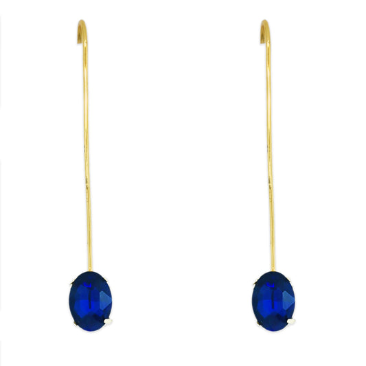 Gold Plated Montana Stick Earring