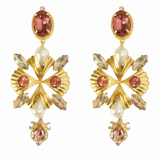 Pink Blush Klingo Earrings